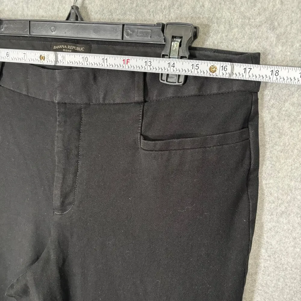 Banana Republic Sloan Pants 14 Chino Cigarette‎ Pixie Capsule Career Office Crop